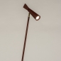 Foto 15286-5: Vloerlamp wijnrood van metaal met GU10 fitting en 360 graden verstelbaar door kogelgewricht