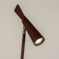 Foto 15286-9: Vloerlamp wijnrood van metaal met GU10 fitting en 360 graden verstelbaar door kogelgewricht