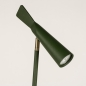 Foto 15287-10: Vloerlamp groen van metaal met GU10 fitting en 360 graden verstelbaar door kogelgewricht