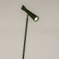 Foto 15287-5: Vloerlamp groen van metaal met GU10 fitting en 360 graden verstelbaar door kogelgewricht