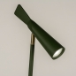 Foto 15287-9: Vloerlamp groen van metaal met GU10 fitting en 360 graden verstelbaar door kogelgewricht