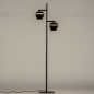 Foto 15289-2: Vloerlamp in zwart met goud in prachtig design