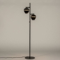 Foto 15289-3: Vloerlamp in zwart met goud in prachtig design