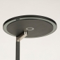 Foto 15291-10: Dimbare uplighter vloerlamp in het zwart met led, lichtkleur instelbaar