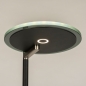 Foto 15291-7: Dimbare uplighter vloerlamp in het zwart met led, lichtkleur instelbaar