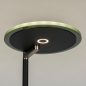 Foto 15291-8: Dimbare uplighter vloerlamp in het zwart met led, lichtkleur instelbaar