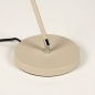 Foto 15296-11: Beige tafellamp in japandi stijl met verstelbare knikarm en luxe koker met ribbels