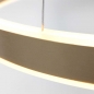Foto 15299-11: Led cirkel hanglamp in goud/messing met hoge lichtopbrengst 4500 Lumen