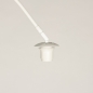Foto 15314-10: Grote witte retro booglamp zonder kap met snoer en schakelaar geschikt voor led