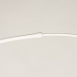 Foto 15314-9: Grote witte retro booglamp zonder kap met snoer en schakelaar geschikt voor led