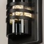 Foto 15333-8 detailfoto: Zwarte wandlamp E27 voor buiten van metaal en plexiglas