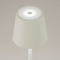 Foto 15354-5 detailfoto: Oplaadbare tafellamp voor buiten en binnen in het wit met USB 