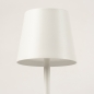 Foto 15354-7 detailfoto: Oplaadbare tafellamp voor buiten en binnen in het wit met USB 