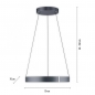 Foto 15362-6: Moderne led hanglamp met elektrische hoogteverstelling