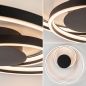 Foto 15445-4: Grote ronde led plafondlamp in het zwart