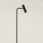 Foto 15494-8 vooraanzicht: Koker vloerlamp in het zwart van metaal 