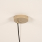 Foto 15514-16 detailfoto: Extra grote draad bol hanglamp van metaal in beige 