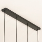 Foto 15539-35: Längliche Pendelleuchte mit vier Metallrohren in Beige, Taupe und Braun