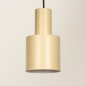 Foto 15540-12: Hängeleuchte mit sechs Metallrohren in Beige, Taupe und Schwarz