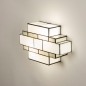 Foto 15559-15: Art-deco wandlamp met Tiffany glas 