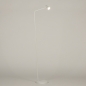 Foto 15600-3 zijaanzicht: Oplaadbare led vloerlamp in het wit