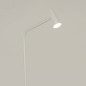 Foto 15600-5 schuinaanzicht: Oplaadbare led vloerlamp in het wit