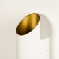 Foto 15604-7 detailfoto: Grote wandlamp in wit met goud