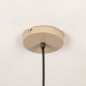 Foto 15624-11: Retro design hanglamp van metaal in beige