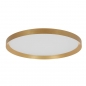 Foto 15628-1: Platte ronde plafondlamp met messing/goud 