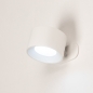 Foto 15642-5 schuinaanzicht: Oplaadbare led wandlamp in wit dimbaar 