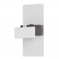 Foto 15644-2: Oplaadbare led wandlamp met kunststof glas 