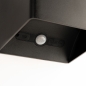 Foto 15662-7: Oplaadbare zwarte led wandlamp voor binnen en buiten met dimbare led verlichting en sensor
