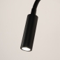 Foto 15667-7: Wiederaufladbare Bettlampe in Schwarz mit flexiblem Arm und USB-Kabel