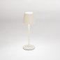 Foto 15675-3: Draadloze led tafellamp in beige dimbaar met USB kabel 