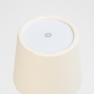 Foto 15675-7: Draadloze led tafellamp in beige dimbaar met USB kabel 