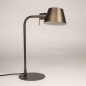 Foto 15688-2: Robuste goldbraune Schreibtischlampe - perfekt für heimische Arbeitsbereiche und Jugendzimmer 
