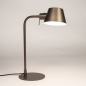 Foto 15688-5: Robuste goldbraune Schreibtischlampe - perfekt für heimische Arbeitsbereiche und Jugendzimmer 