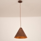 Foto 15694-3: Houten hanglamp in walnoot kleur E27
