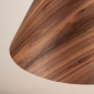 Foto 15694-8: Houten hanglamp in walnoot kleur E27