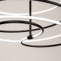 Foto 15698-9: Moderne led hanglamp spiraal in het zwart, dimbaar met een gewone schakelaar