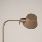 Foto 15708-6: Stehleuchte aus Metall in Taupe mit E27 Fassung