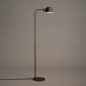Foto 15709-4: Staande leeslamp van metaal in beige E27