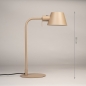 Foto 15710-1: Beige Schreibtischlampe - Stimmungsvoll und stilvoll für Arbeitsplätze und gemütliche Ecken