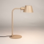 Foto 15710-4: Beige Schreibtischlampe - Stimmungsvoll und stilvoll für Arbeitsplätze und gemütliche Ecken