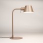 Foto 15711-4: Taupe Bureaulamp – Tijdloze Stijl voor Werkplekken en Gezellige Interieurs