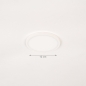Foto 15714-1: Platte Witte Inbouwspot – Minimalistisch en Flexibel voor Strakke Plafonds