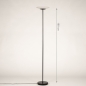 Foto 15716-1: Moderne schwarze LED Uplighter mit Glasschale