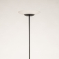 Foto 15716-5: Moderne schwarze LED Uplighter mit Glasschale