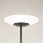 Foto 15716-6: Moderne schwarze LED Uplighter mit Glasschale