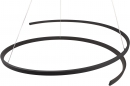 Foto 15727-4: Zwarte led hanglamp met krul, modern, minimalistisch en stijlvol
